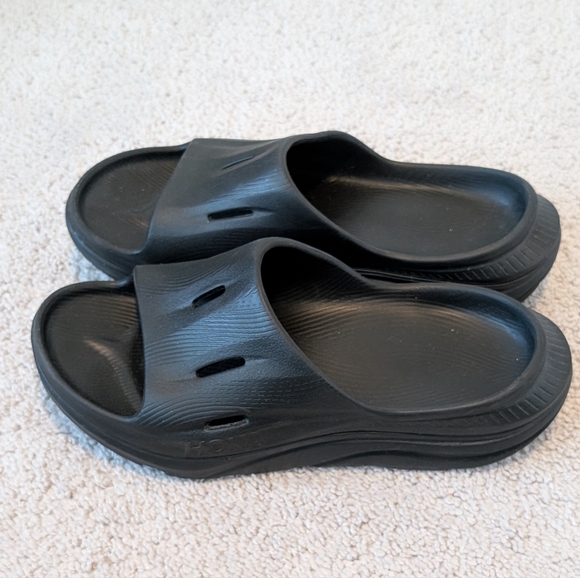 Hoka Ora Recovery Slide 3 Black Men’s Size 7 Women's Size 9 Unisex Comfort - Picture 3 of 12